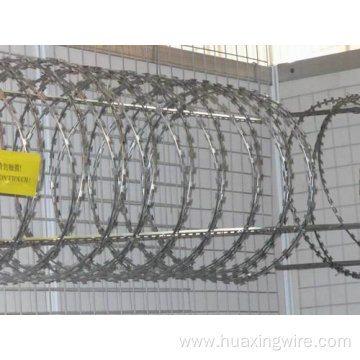 Galvanized Razor Wire Fence